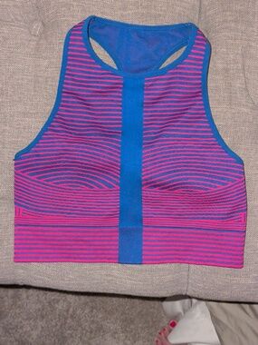New SET! NWT Fabletics High Waist Seamless Stripe Spandex